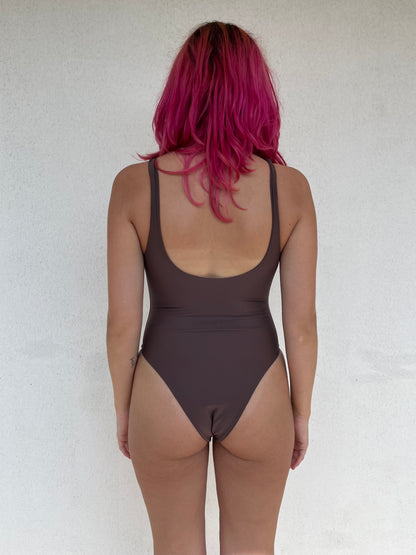 Chocolate Brown One Piece